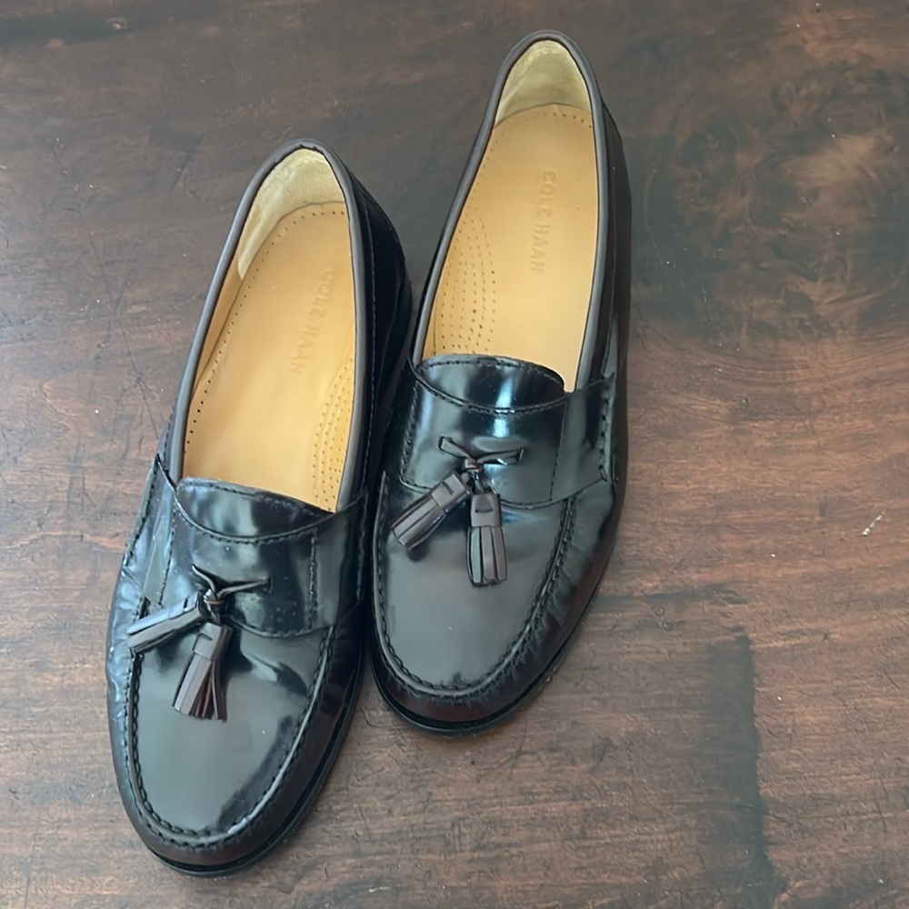 Cole Haan Black Slip-On Loafers